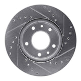 R1 Concepts 2002-2002 Kia Sedona Front Left Drilled & Slotted Silver Brake Rotor by R1 Concepts 631-21019L
