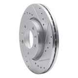 R1 Concepts 2002-2002 Kia Sedona Front Right Drilled & Slotted Silver Brake Rotor by R1 Concepts 631-21019R