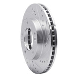 Dynamic Friction 2003-2006 Kia Sorento Front Right Drilled & Slotted Silver Brake Rotor by Dynamic Friction Company 631-21020R