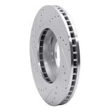 Dynamic Friction 2003-2006 Kia Sorento Front Right Drilled & Slotted Silver Brake Rotor by Dynamic Friction Company 631-21020R