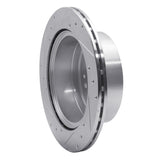 Dynamic Friction 2003-2006 Kia Sorento Rear Right Drilled & Slotted Silver Brake Rotor by Dynamic Friction Company 631-21021R