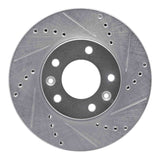 Dynamic Friction 2003-2005 Kia Sedona Front Right Drilled & Slotted Silver Brake Rotor by Dynamic Friction Company 631-21022R
