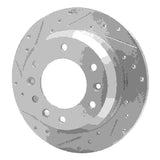 Dynamic Friction 2006-2014 Hyundai Entourage Rear Left Drilled & Slotted Silver Brake Rotor by Dynamic Friction Company 631-21024L
