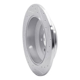 Dynamic Friction 2009-2010 Kia Borrego Rear Left Drilled & Slotted Silver Brake Rotor by Dynamic Friction Company 631-21027L