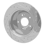 Dynamic Friction 2015-2020 Kia Sorento Rear Left Drilled & Slotted Silver Brake Rotor by Dynamic Friction Company 631-21029L