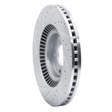Dynamic Friction 2015-2020 Kia Sorento Front Right Drilled & Slotted Silver Brake Rotor by Dynamic Friction Company 631-21030R