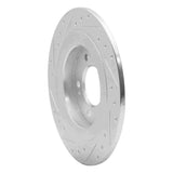 Dynamic Friction 2017-2023 Hyundai Kona EV Rear Right Drilled & Slotted Silver Brake Rotor by Dynamic Friction Company 631-21036R