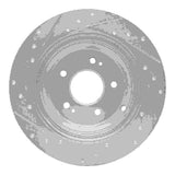 R1 Concepts 18-23 Genesis G70 Rear Right Drilled & Slotted Silver Brake Rotor by R1 Concepts RNC-631-21041R
