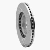 Dynamic Friction 2020-2025 Hyundai Palisade Front Left Drilled & Slotted Silver Brake Rotor by Dynamic Friction Company 631-21044L