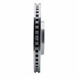 Dynamic Friction 2021-2026 Hyundai Palisade Front Right Drilled & Slotted Silver Brake Rotor by Dynamic Friction Company 631-21048R