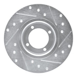 R1 Concepts 1967-1974 Opel 1900 Front Left Drilled & Slotted Silver Brake Rotor by R1 Concepts 631-22000L