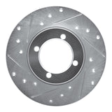 R1 Concepts 1967-1974 Opel 1900 Front Left Drilled & Slotted Silver Brake Rotor by R1 Concepts 631-22000L