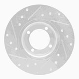 R1 Concepts 1967-1974 Opel Manta Front Right Drilled & Slotted Silver Brake Rotor by R1 Concepts 631-22000R