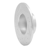R1 Concepts 1967-1974 Opel Manta Front Right Drilled & Slotted Silver Brake Rotor by R1 Concepts 631-22000R