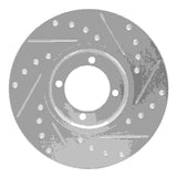 R1 Concepts 1974-1979 Lotus Esprit Front Left Drilled & Slotted Silver Brake Rotor by R1 Concepts 631-22001L