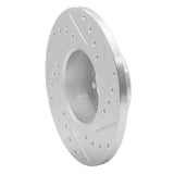 R1 Concepts 1974-1979 Lotus Esprit Front Left Drilled & Slotted Silver Brake Rotor by R1 Concepts 631-22001L
