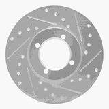 R1 Concepts 1974-1979 Lotus Esprit Front Right Drilled & Slotted Silver Brake Rotor by R1 Concepts 631-22001R