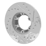 R1 Concepts 1971-1983 Renault R12 Front Left/Rear Left Drilled & Slotted Silver Brake Rotor by R1 Concepts 631-23000L