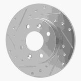 R1 Concepts 1981-1983 Renault Fuego Front Left Drilled & Slotted Silver Brake Rotor by R1 Concepts 631-23004L