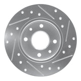 R1 Concepts 1981-1983 Renault Fuego Front Left Drilled & Slotted Silver Brake Rotor by R1 Concepts 631-23004L