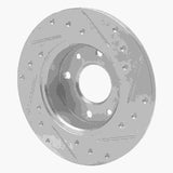 R1 Concepts 1981-1983 Renault Fuego Front Left Drilled & Slotted Silver Brake Rotor by R1 Concepts 631-23004L