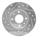 R1 Concepts 1981-1983 Renault Fuego Front Right Drilled & Slotted Silver Brake Rotor by R1 Concepts 631-23004R