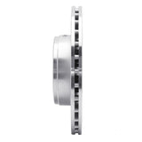 Dynamic Friction 2017-2025 Tesla Model 3 Front Right Drilled & Slotted Silver Brake Rotor by Dynamic Friction Company 631-26002R