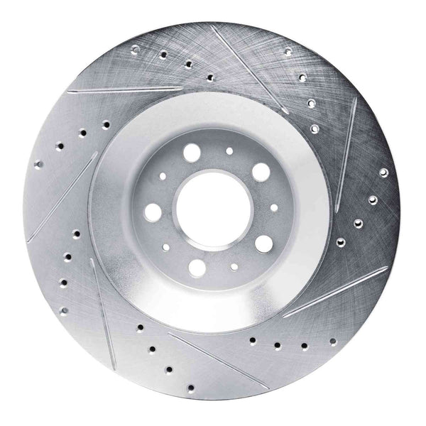 Dynamic Friction 2020-2025 Tesla Model Y Rear Left Drilled & Slotted ...