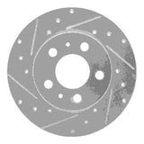 R1 Concepts 1967-1972 Volvo 164 Front Left Drilled & Slotted Silver Brake Rotor by R1 Concepts 631-27000L