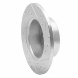 R1 Concepts 1967-1972 Volvo 164 Front Left Drilled & Slotted Silver Brake Rotor by R1 Concepts 631-27000L