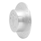 R1 Concepts 1974-1995 Volvo 264/240 Rear Right Drill & Slot Silver Brake Rotor by R1 Concepts 631-27006R