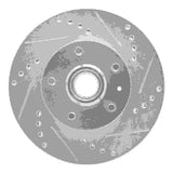 R1 Concepts 1982-1987 Volvo 740/745/760 Series Front Right Drilled & Slotted Silver Brake Rotor by R1 Concepts 631-27010R