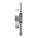 R1 Concepts 1982-1990 Volvo 760 Series/740/745 Front Left Drilled & Slotted Silver Brake Rotor