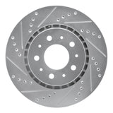 R1 Concepts 1982-1992 Volvo 740/745/760 Series/780/940 Front Left Drilled & Slotted Silver Brake Rotor by R1 Concepts 631-27013L