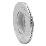R1 Concepts 1982-1992 Volvo 740/745/760 Series/780/940 Front Left Drilled & Slotted Silver Brake Rotor by R1 Concepts 631-27013L