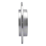 R1 Concepts 1988-1994 Volvo 780/740/745/960/760 Series Rear Left Drilled & Slotted Silver Brake Rotor by R1 Concepts 631-27014L
