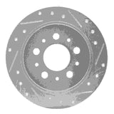 R1 Concepts 1988-1994 Volvo 780/760 Series/960/740/745 Rear Right Drilled & Slotted Silver Brake Rotor by R1 Concepts 631-27014R