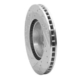 R1 Concepts 1991-1995 Volvo 780/740/745/940/960 Front Right Drilled & Slotted Silver Brake Rotor by R1 Concepts 631-27015R