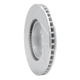 R1 Concepts 1993-1995 Volvo 850 Front Left Drilled & Slotted Silver Brake Rotor by R1 Concepts 631-27016L