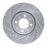 R1 Concepts 1993-1995 Volvo 850 Front Right Drilled & Slotted Silver Brake Rotor by R1 Concepts 631-27016R