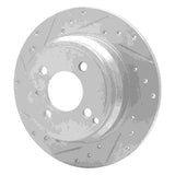 R1 Concepts 1993-1995 Volvo 850 Rear Left Drilled & Slotted Silver Brake Rotor by R1 Concepts 631-27017L
