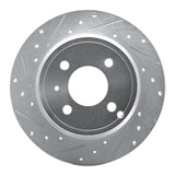 R1 Concepts 1993-1995 Volvo 850 Rear Left Drilled & Slotted Silver Brake Rotor by R1 Concepts 631-27017L