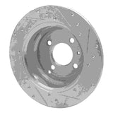 R1 Concepts 1993-1995 Volvo 850 Rear Left Drilled & Slotted Silver Brake Rotor by R1 Concepts 631-27017L