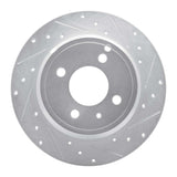 R1 Concepts 1993-1995 Volvo 850 Rear Right Drilled & Slotted Silver Brake Rotor by R1 Concepts 631-27017R