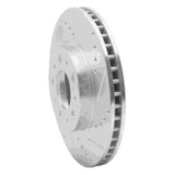 R1 Concepts 1995-2004 Volvo S70/850/S90/960/V70/C70/V90 Front Right Drilled & Slotted Silver Brake Rotor by R1 Concepts 631-27018R