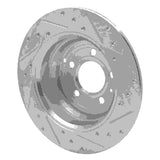R1 Concepts 1996-2004 Volvo V70/S70/850/C70 Rear Left Drilled & Slotted Silver Brake Rotor by R1 Concepts 631-27019L