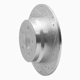 R1 Concepts 1996-2004 Volvo S70/V70/850/C70 Rear Right Drilled & Slotted Silver Brake Rotor by R1 Concepts 631-27019R