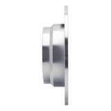 R1 Concepts 1996-2004 Volvo S70/V70/850/C70 Rear Right Drilled & Slotted Silver Brake Rotor by R1 Concepts 631-27019R