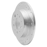 R1 Concepts 1995-1997 Volvo 960 Rear Left Drilled & Slotted Silver Brake Rotor by R1 Concepts 631-27020L