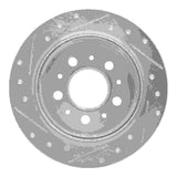 R1 Concepts 1995-1997 Volvo 960 Rear Right Drilled & Slotted Silver Brake Rotor by R1 Concepts 631-27020R